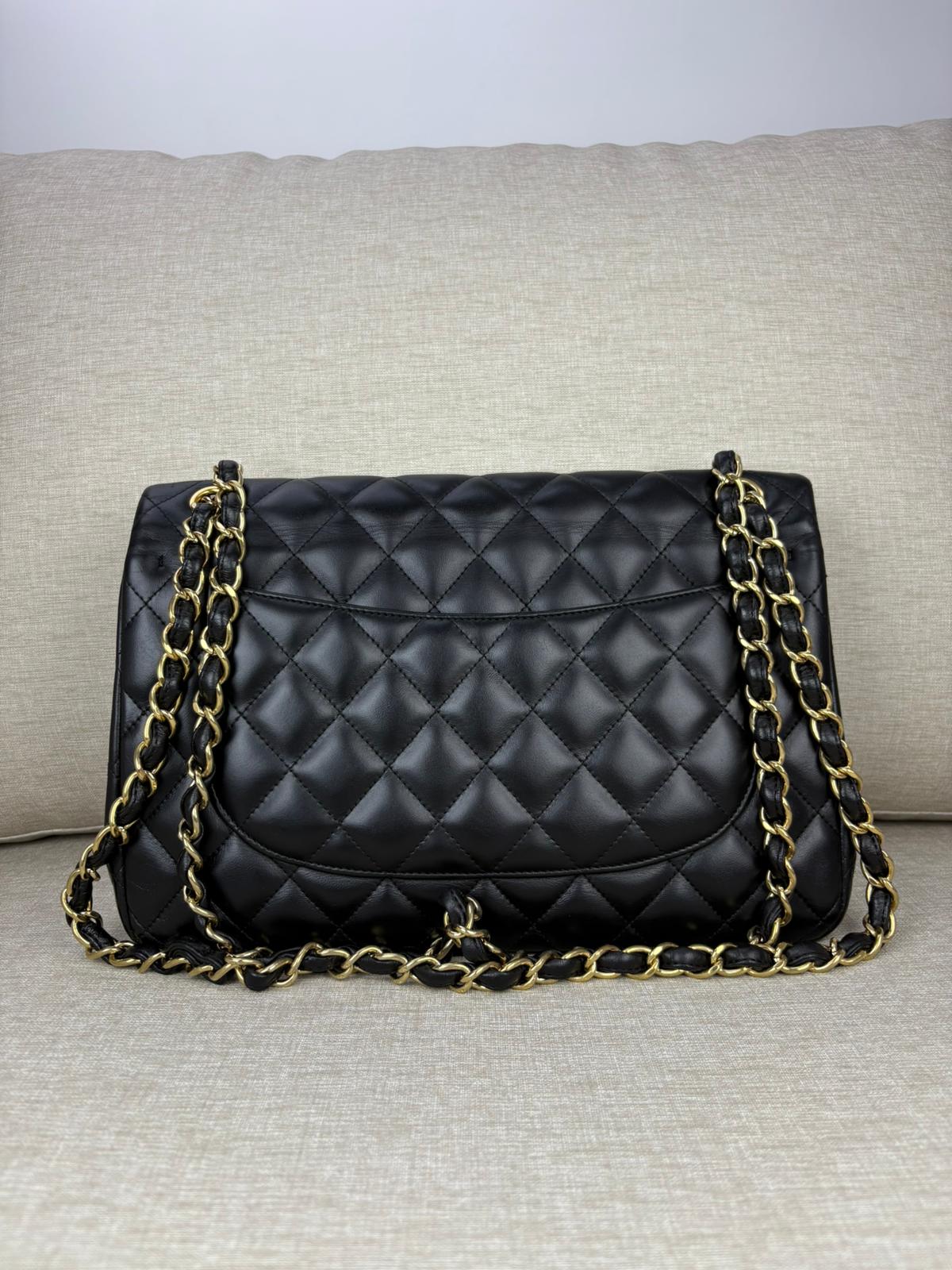 Chanel Jumbo Lambskin GHW Double Flap