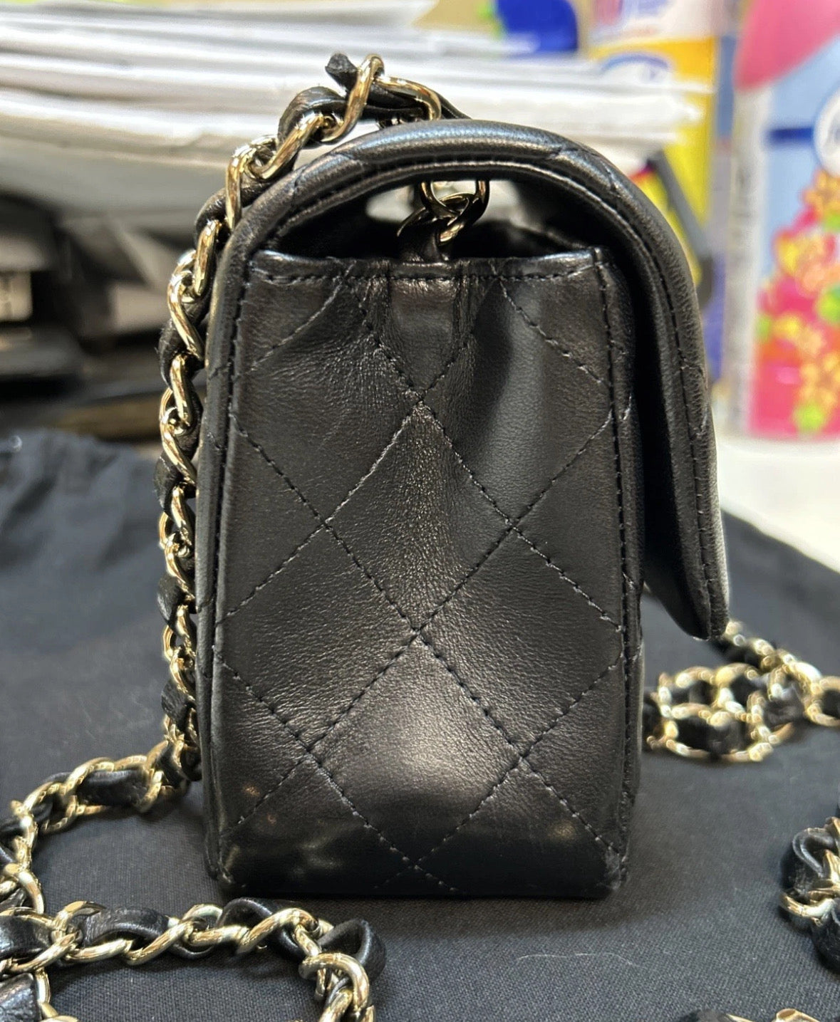 Chanel Mini Black GHW