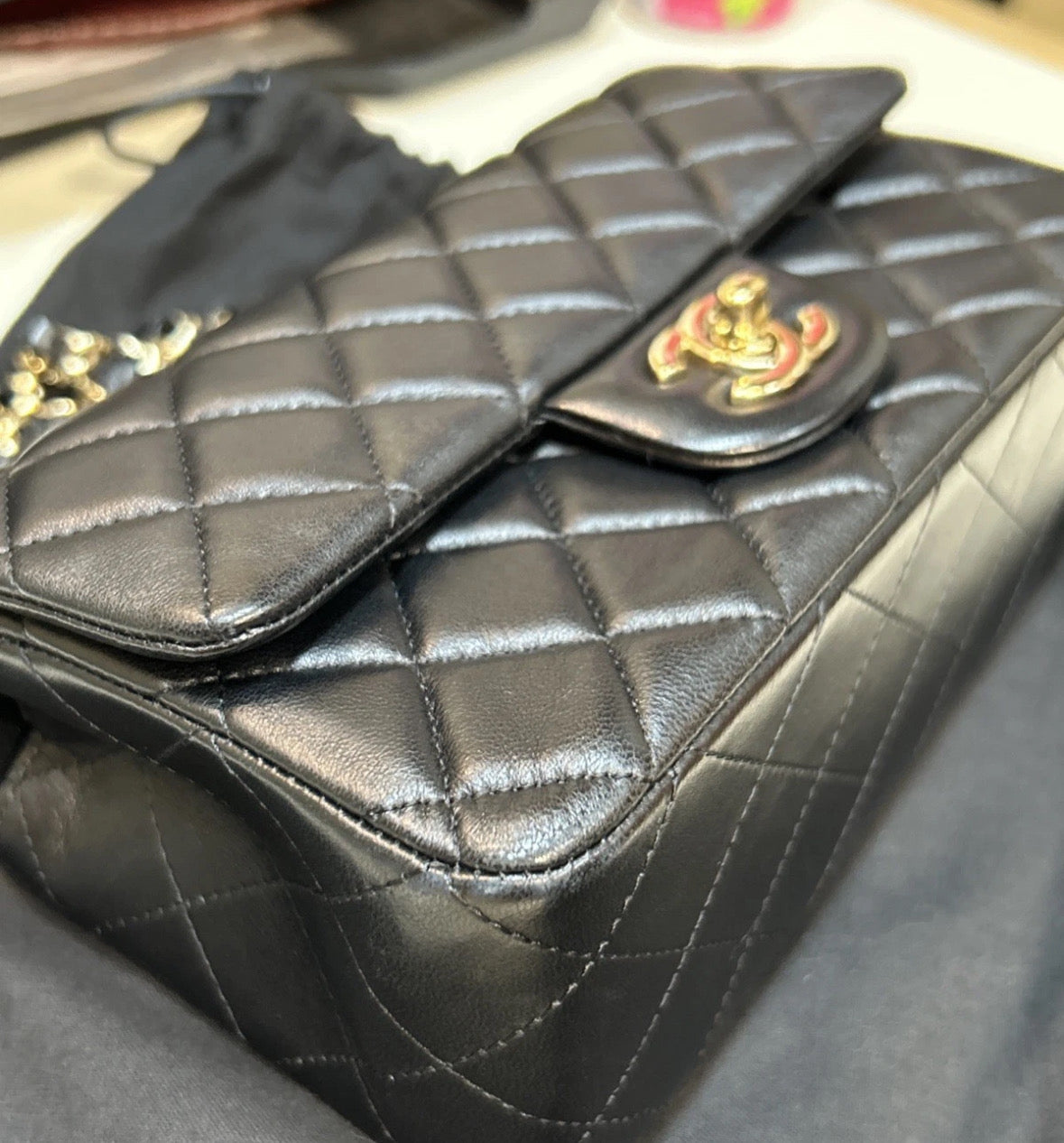 Chanel Mini Black GHW