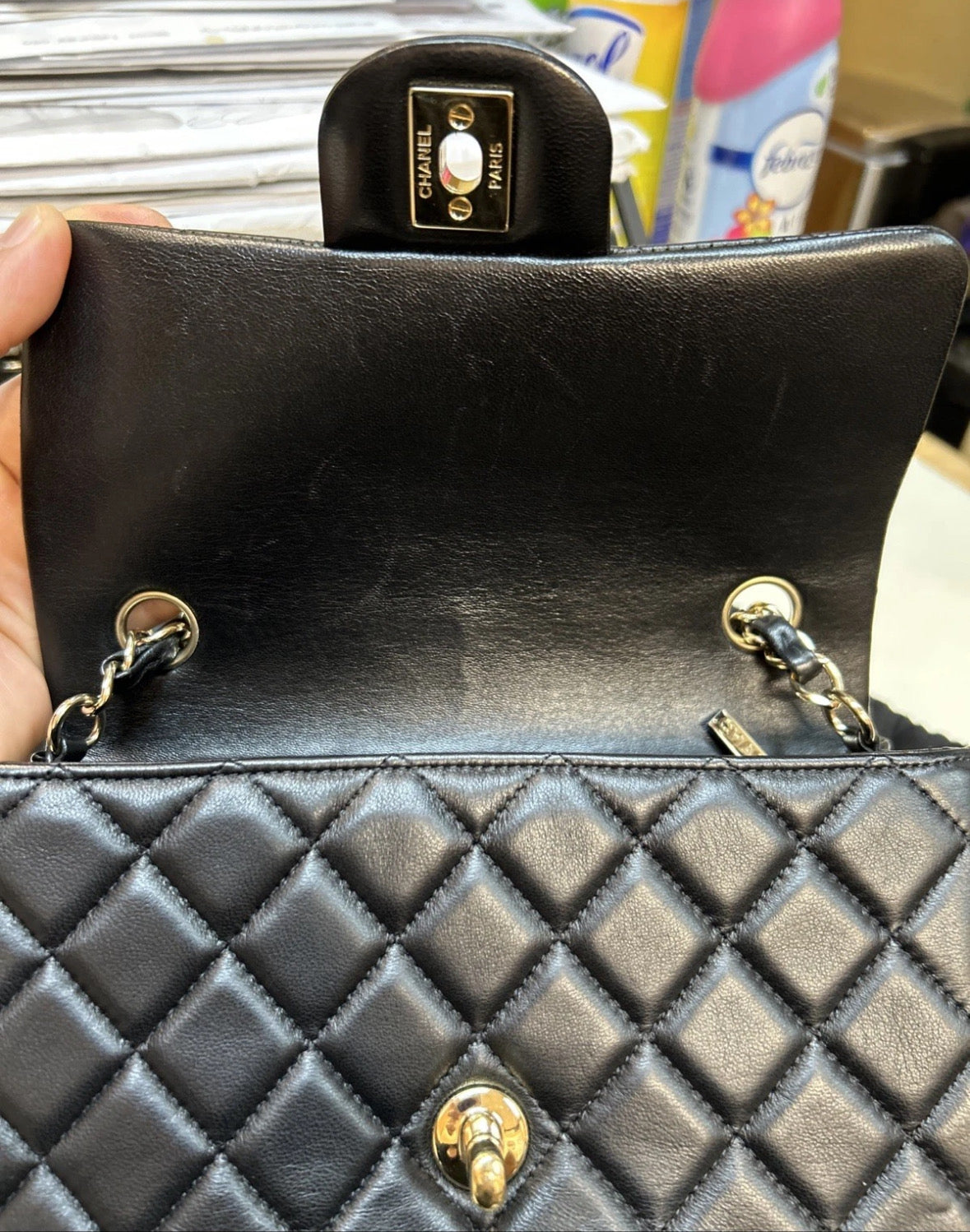 Chanel Mini Black GHW