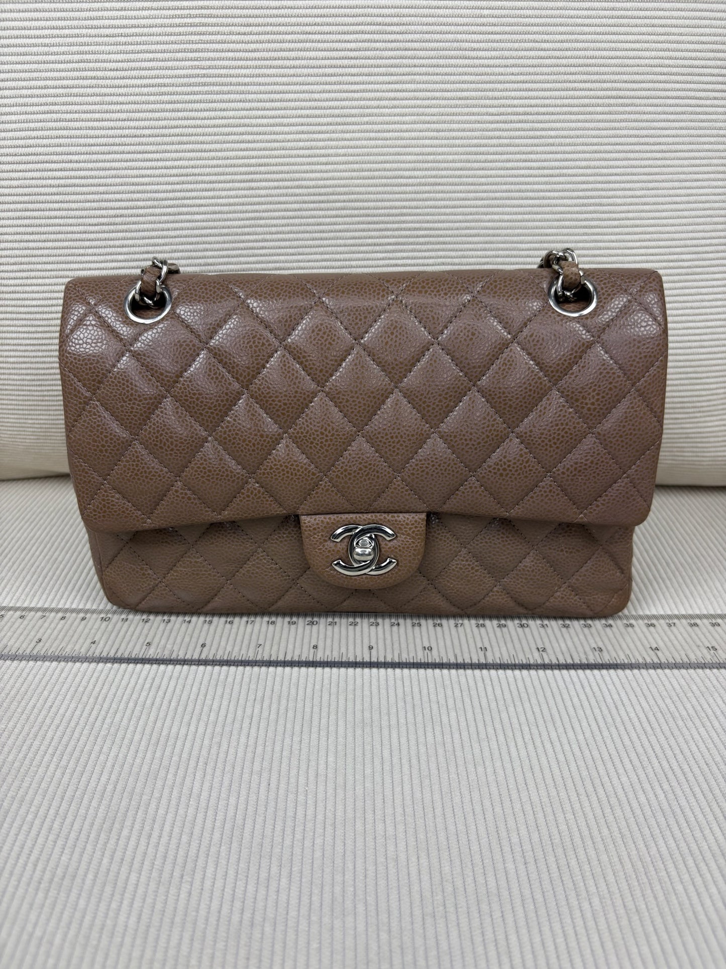 Chanel Caviar Medium Brown SHW