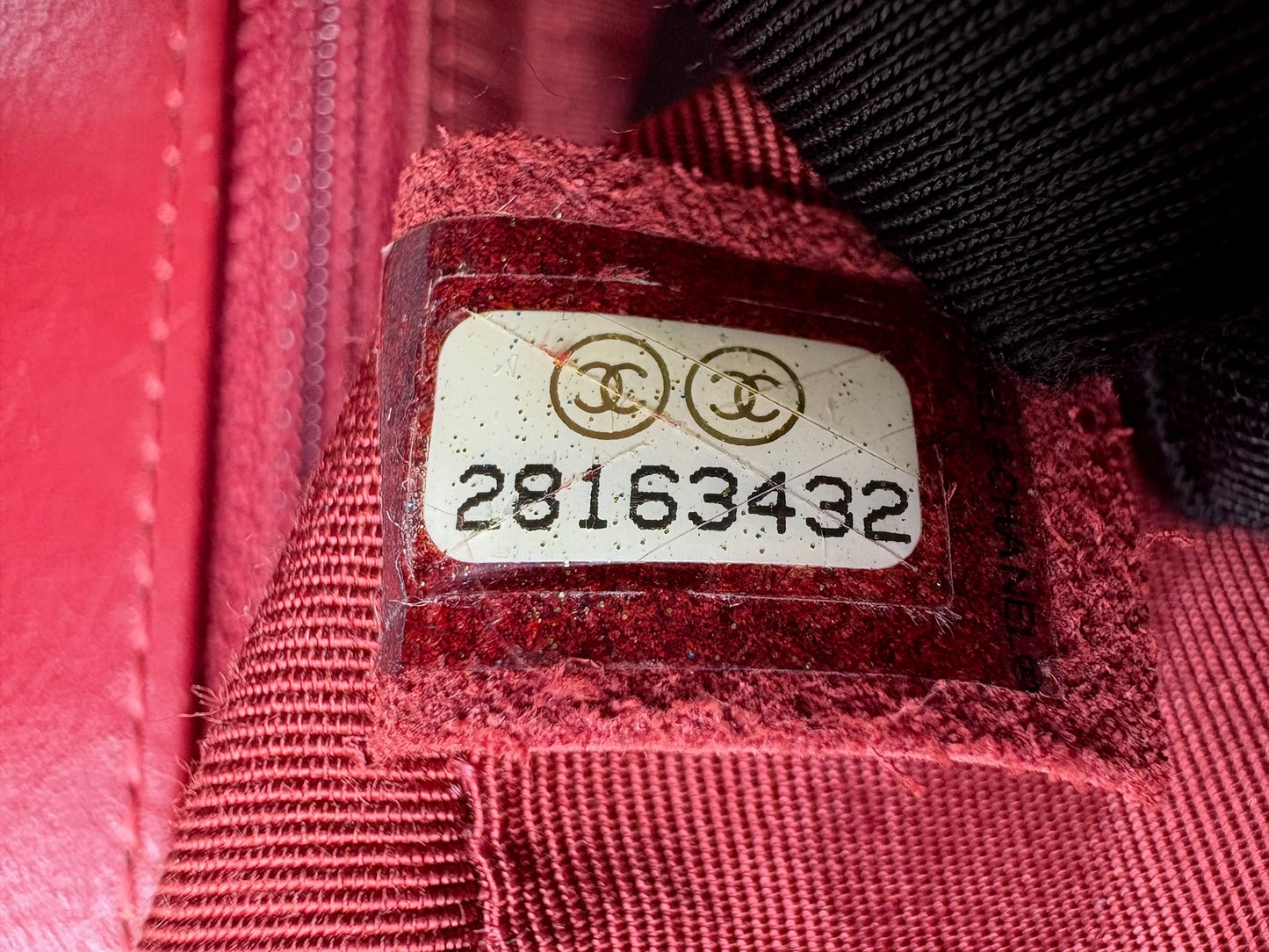 Chanel Chevron Red GHW