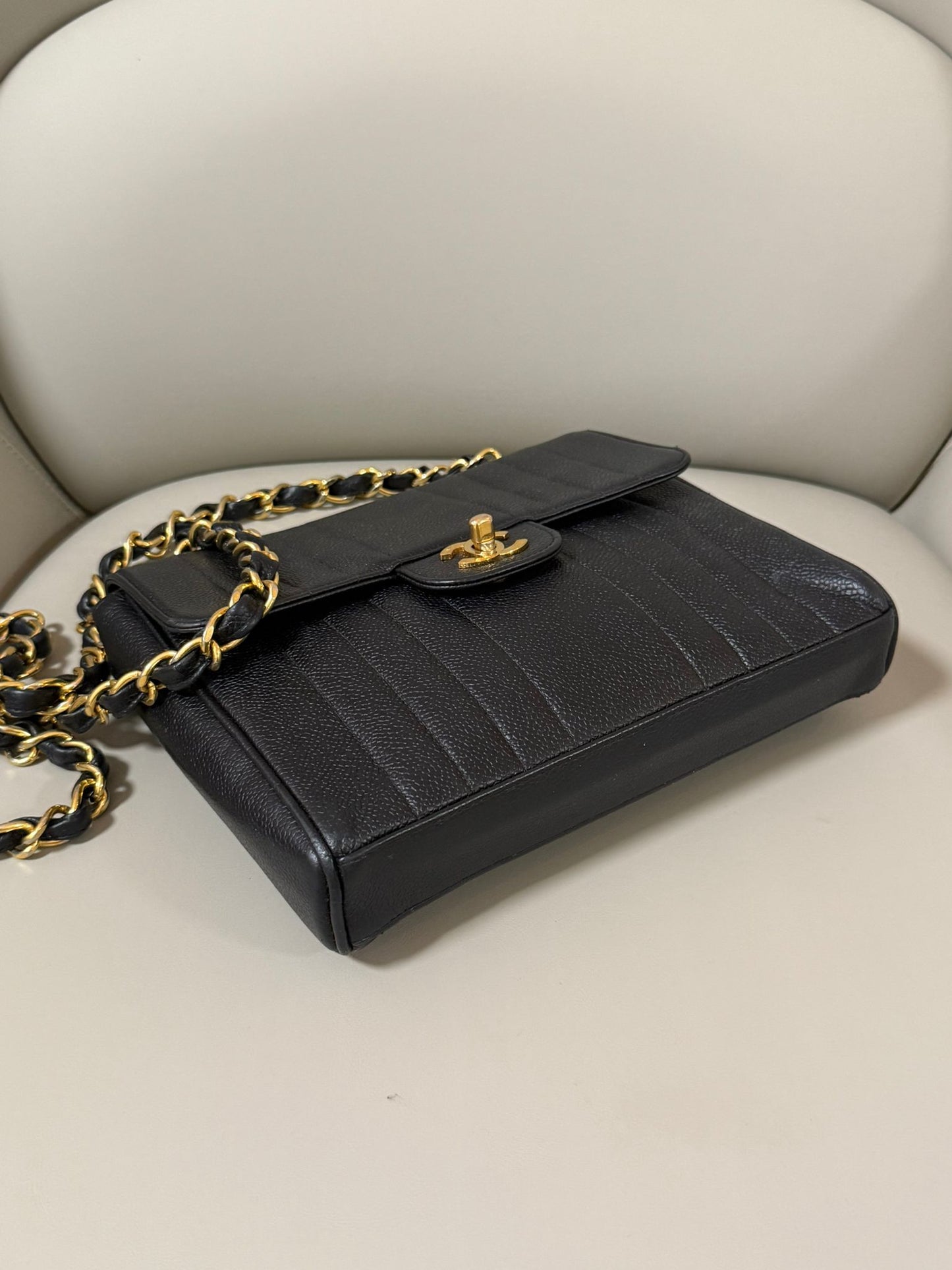 Chanel Black Caviar GHW