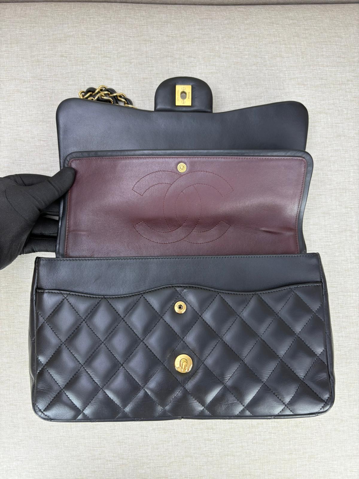Chanel Jumbo Lambskin GHW Double Flap
