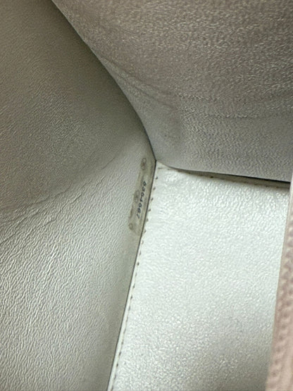 Chanel White Top Handle