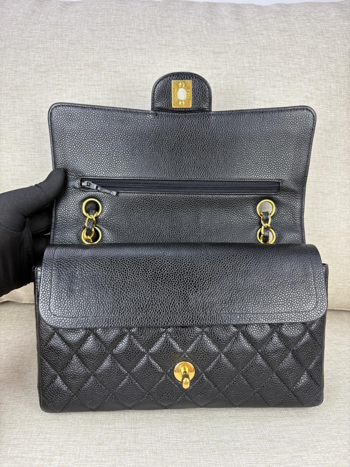 Chanel Medium Caviar  GHW