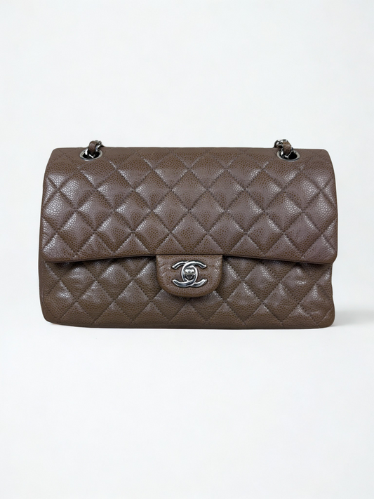 Chanel Caviar Medium Brown SHW