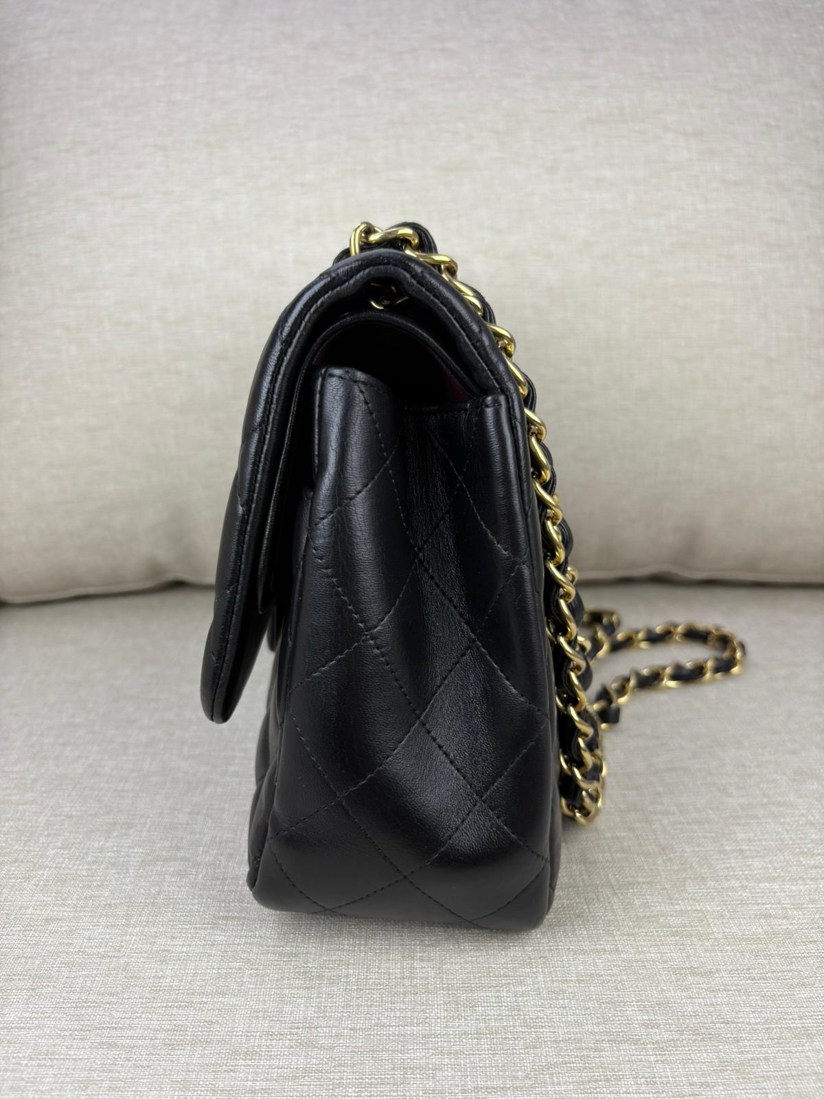 Chanel Jumbo Lambskin GHW Double Flap