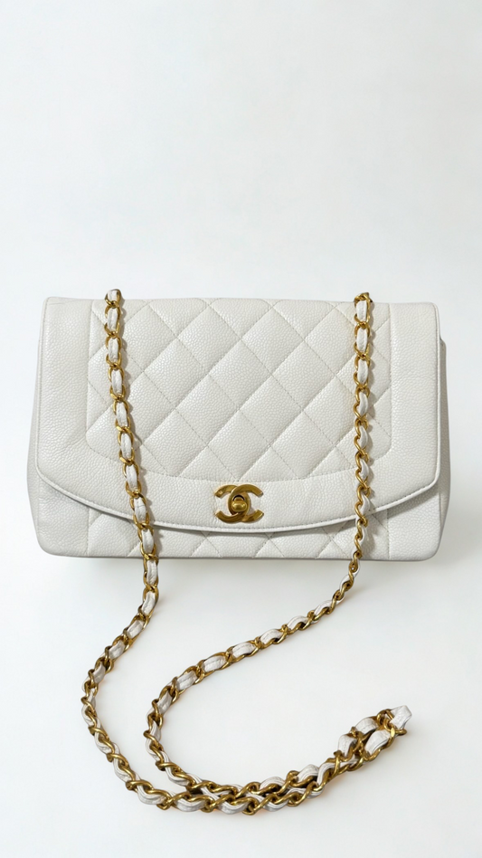 Chanel Diana Caviar GHW