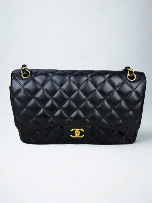 Chanel Jumbo Lambskin GHW Double Flap