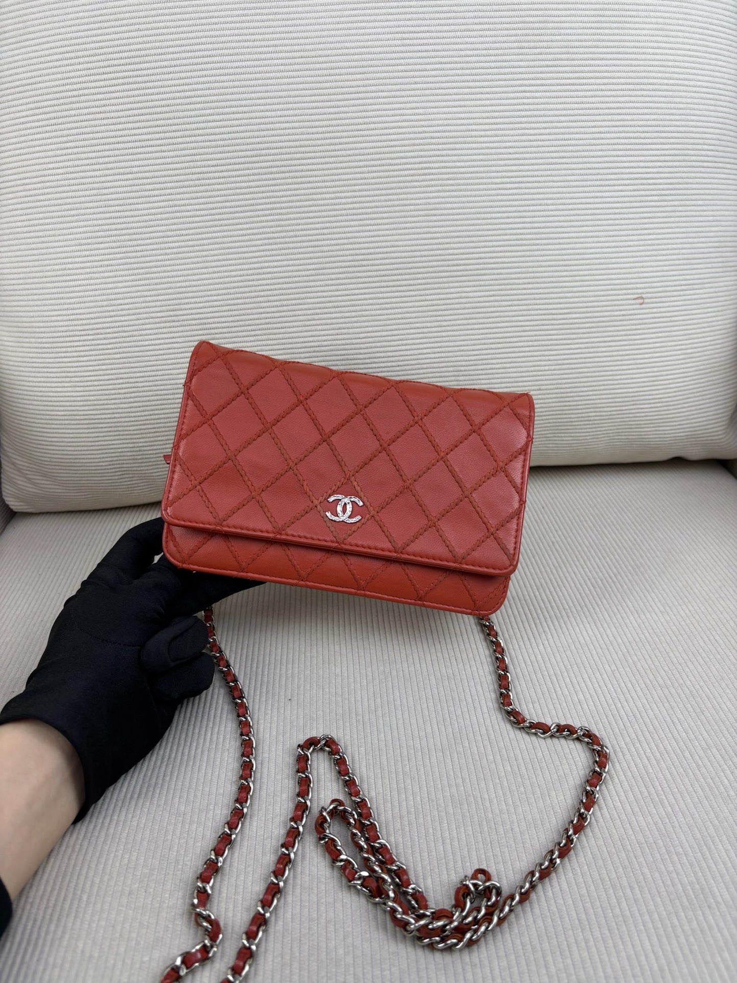 Chanel WOC Red