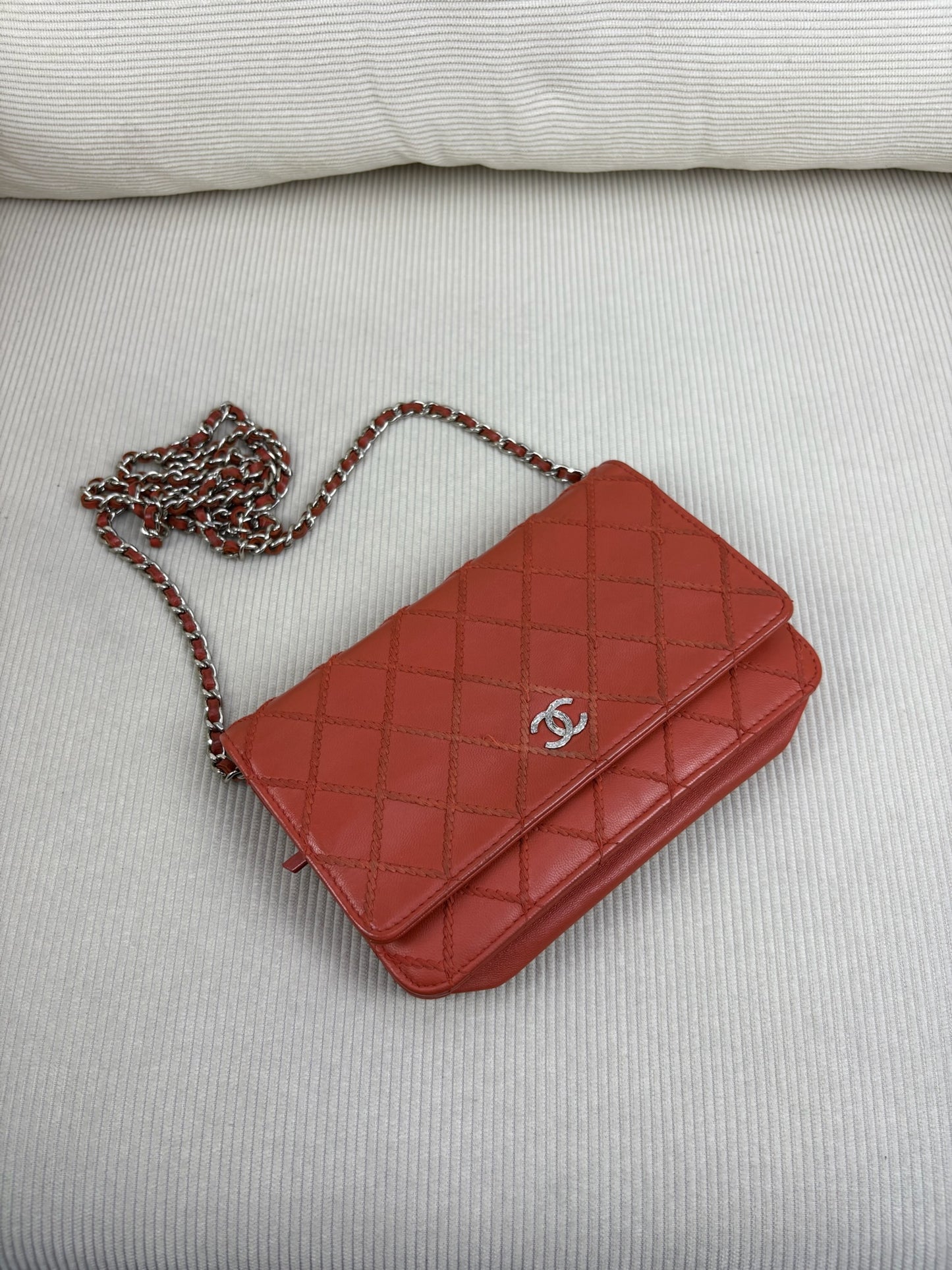 Chanel WOC Red
