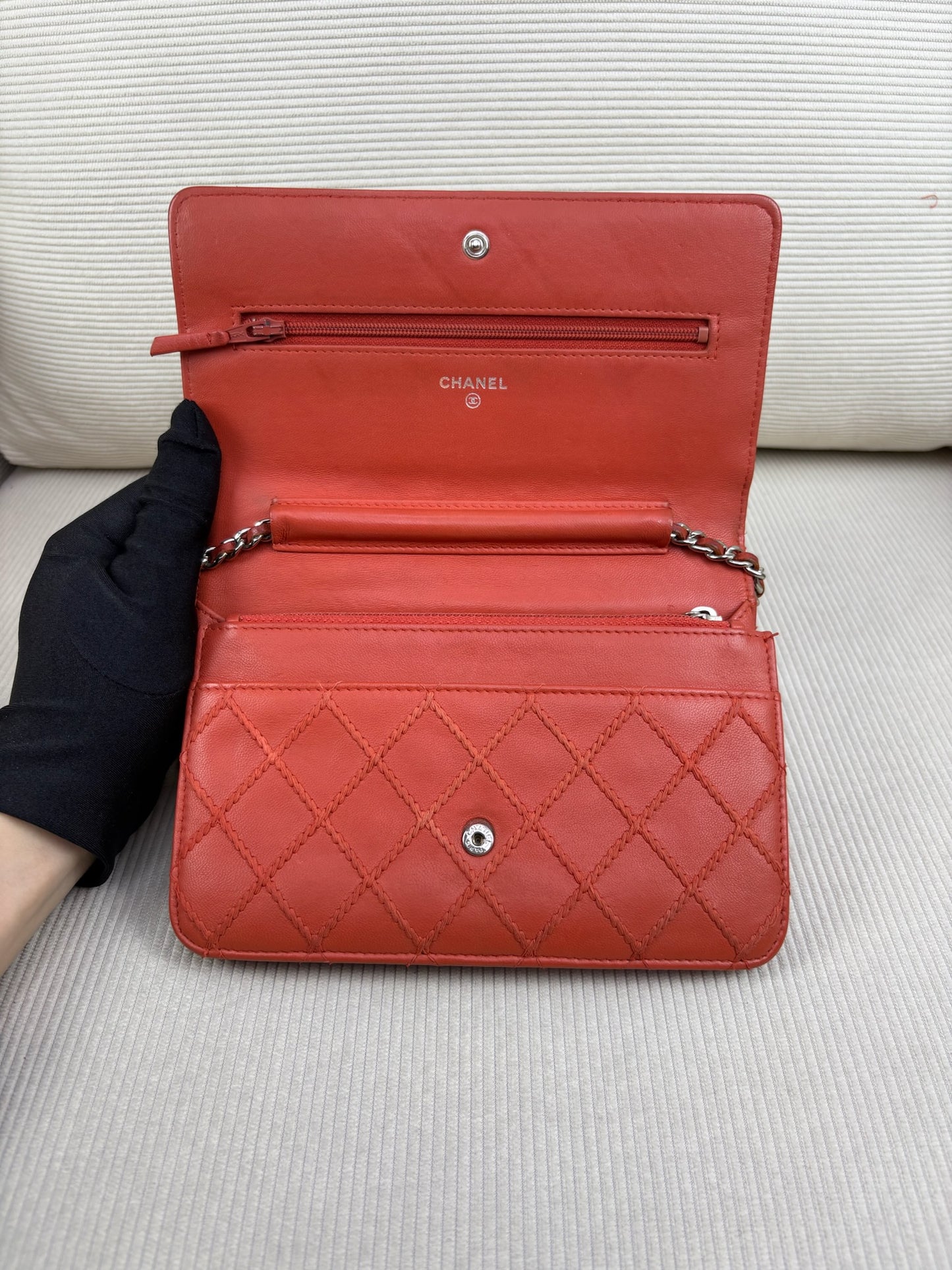 Chanel WOC Red