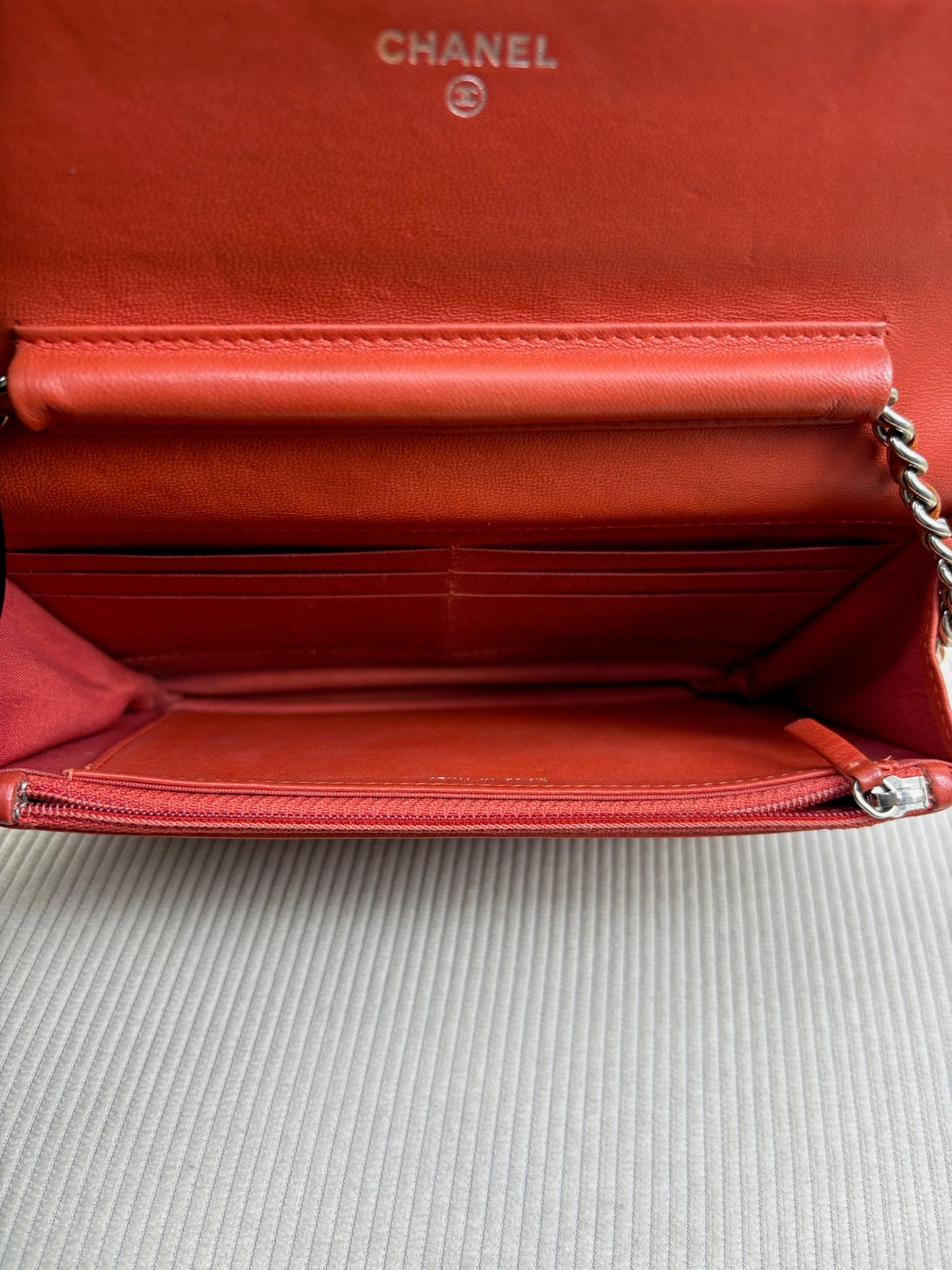 Chanel WOC Red