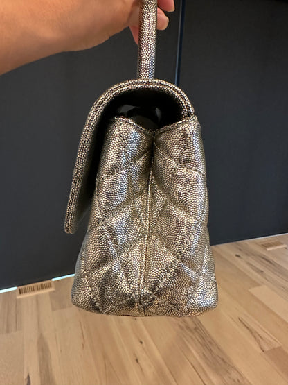 Chanel Metallic Coco Handle Small