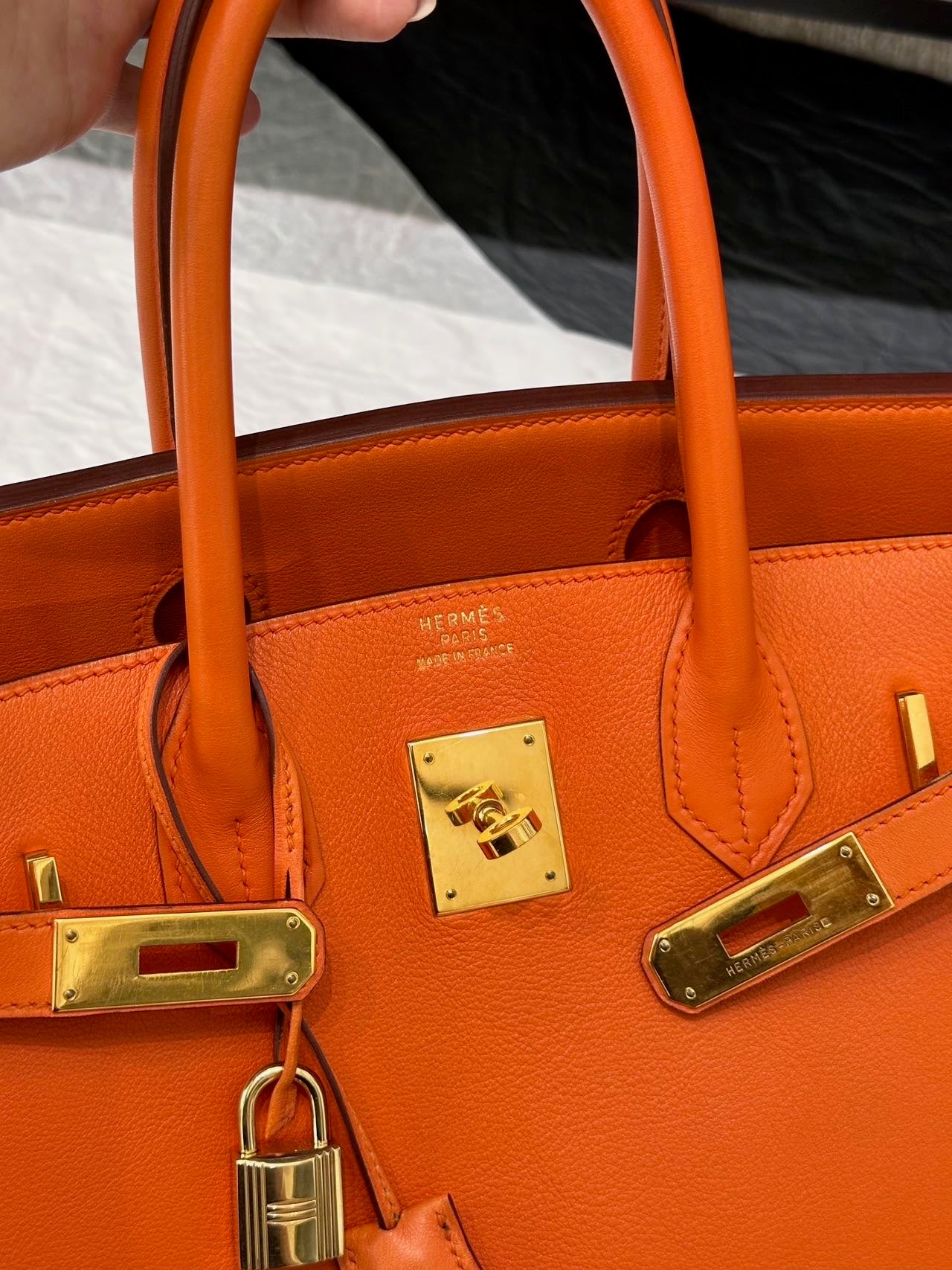 Hermes B30 Orange