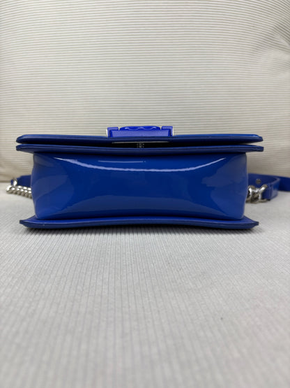 Chanel Boy Bag Small Patent Blue
