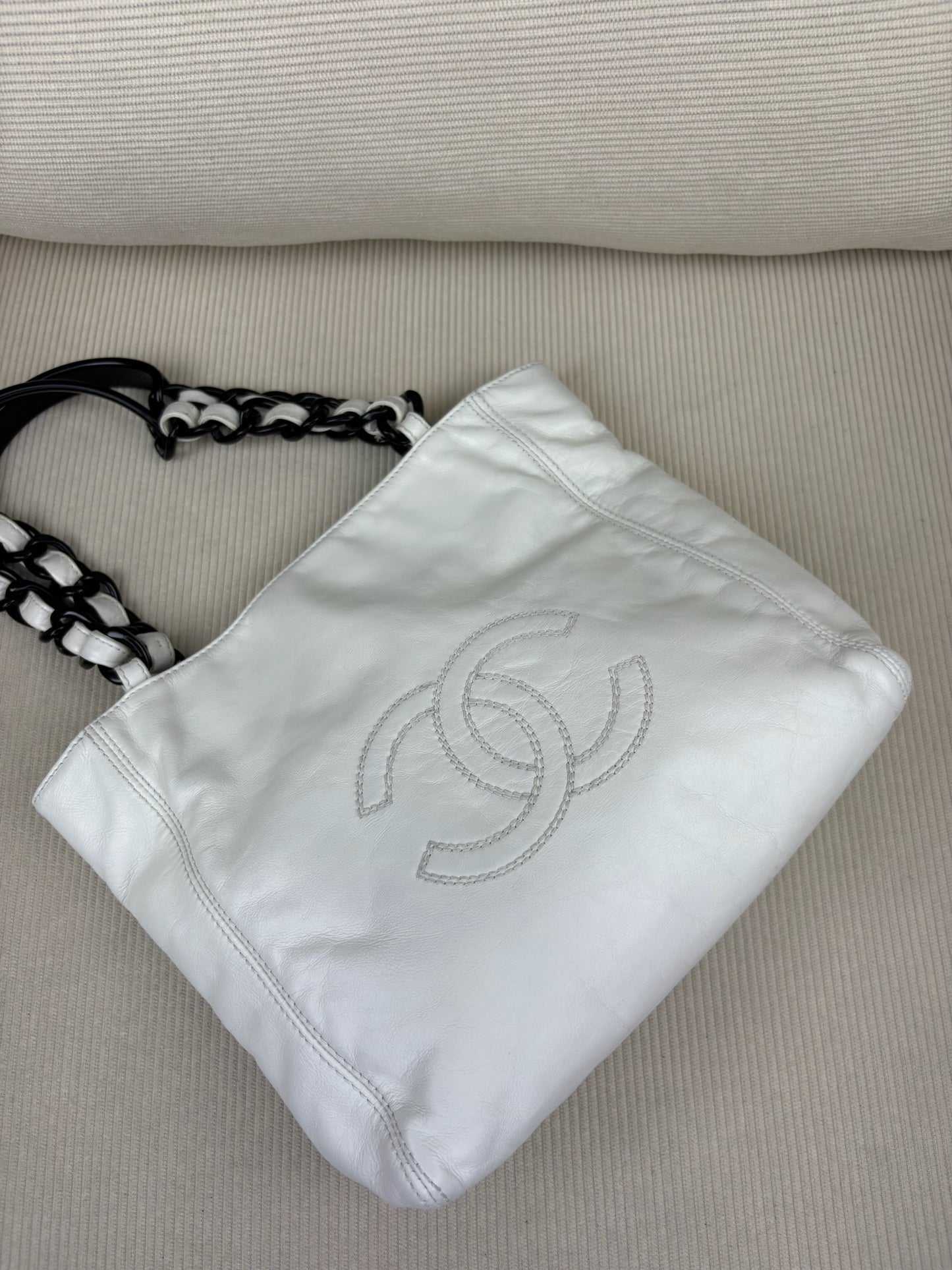 Chanel White Tote