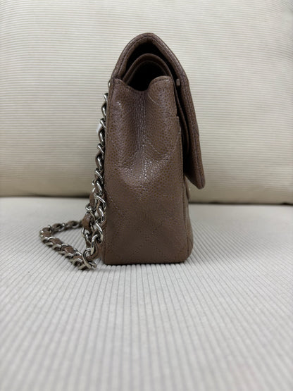 Chanel Caviar Medium Brown SHW