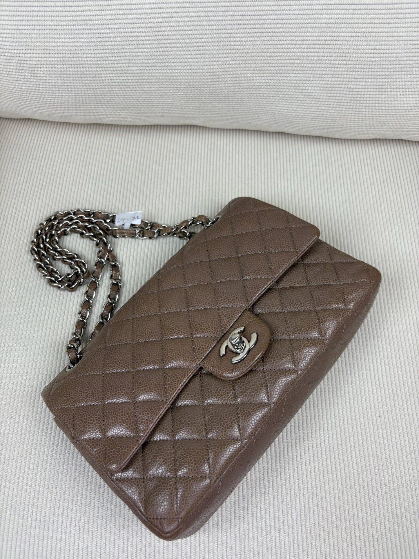 Chanel Caviar Medium Brown SHW
