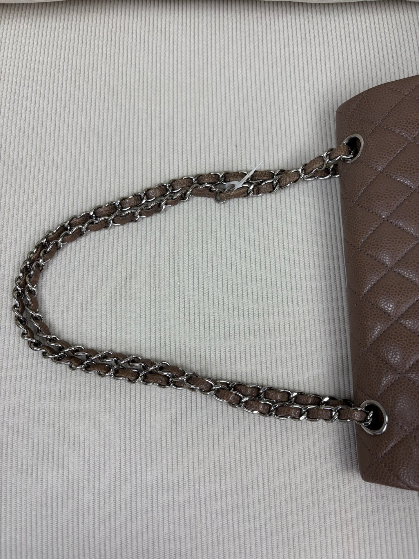 Chanel Caviar Medium Brown SHW