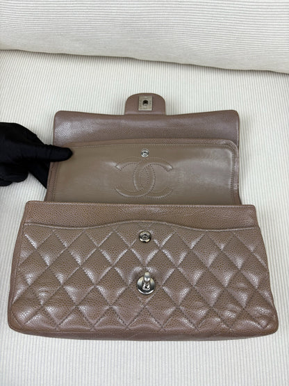 Chanel Caviar Medium Brown SHW