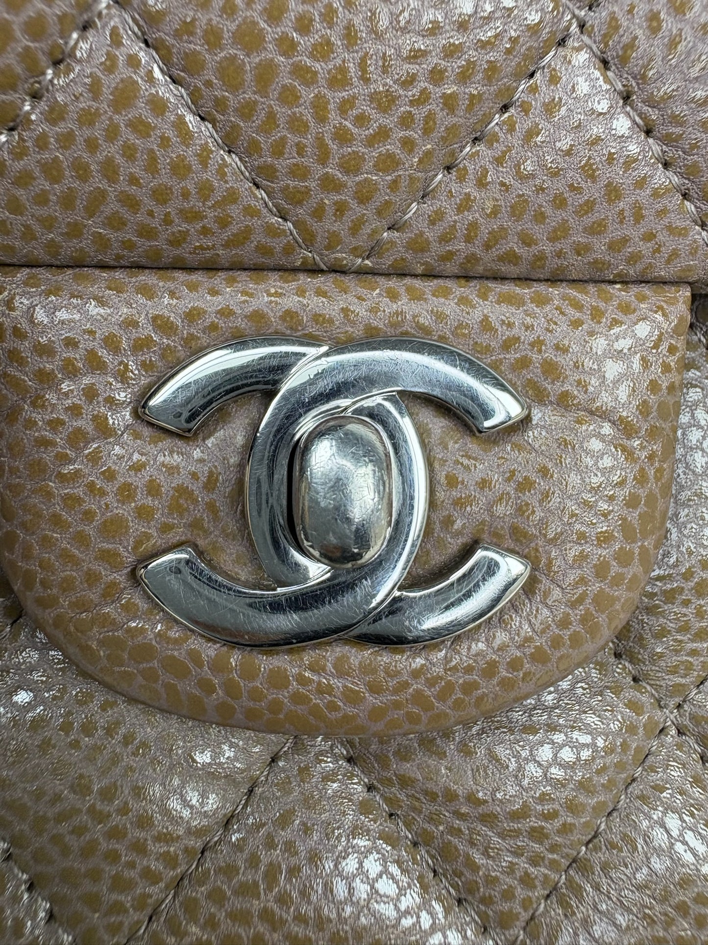 Chanel Caviar Medium Brown SHW