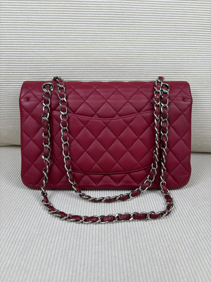 Chanel Medium Caviar Red SHW