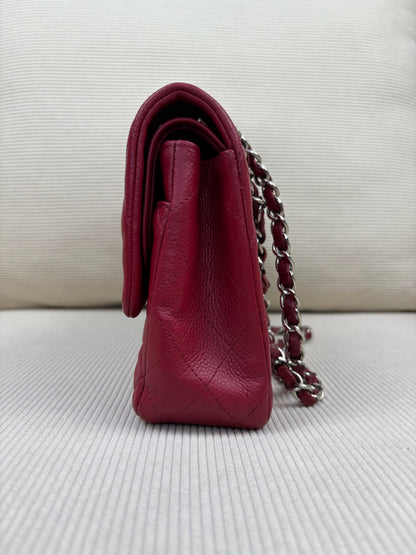Chanel Medium Caviar Red SHW