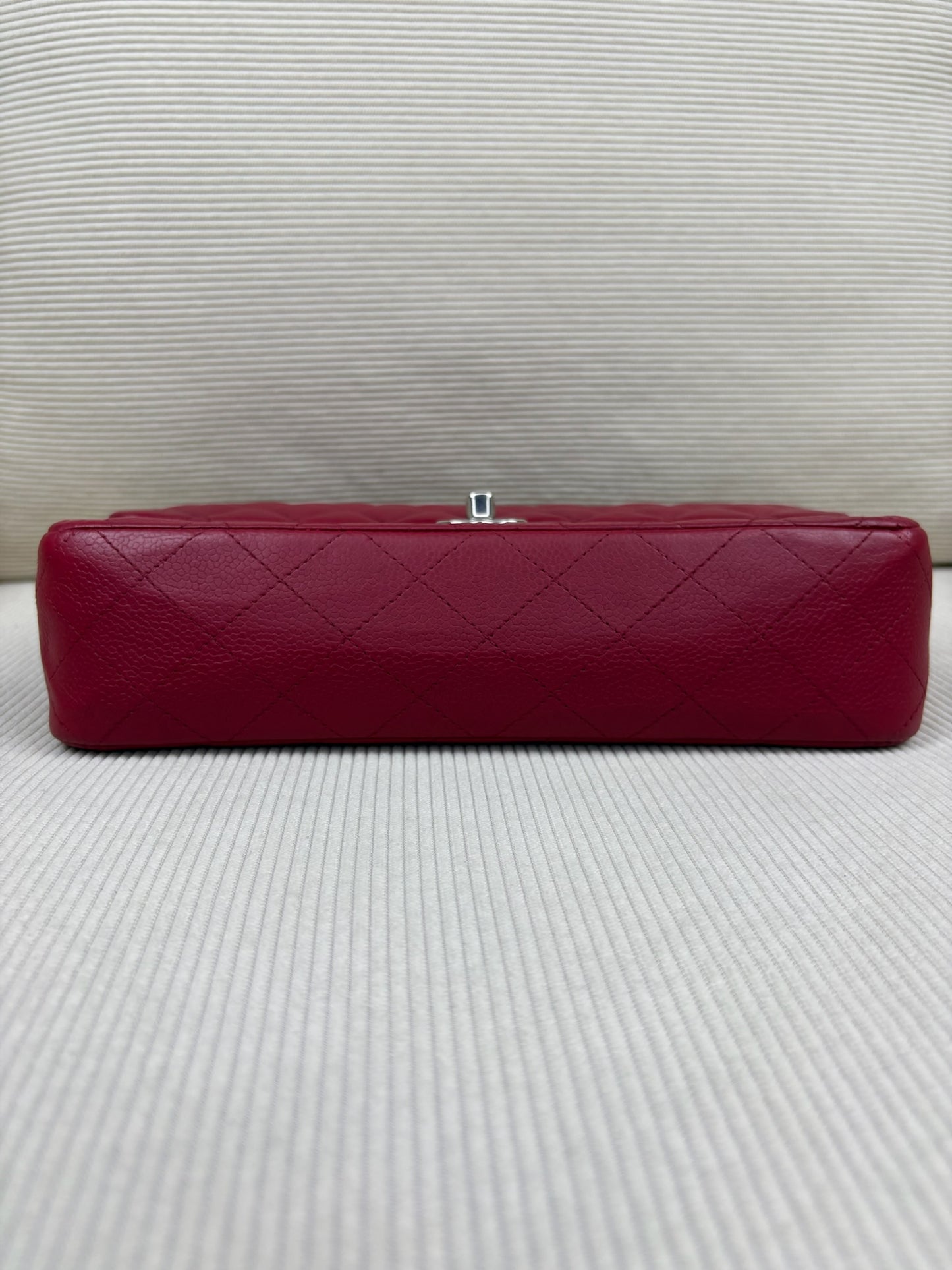 Chanel Medium Caviar Red SHW