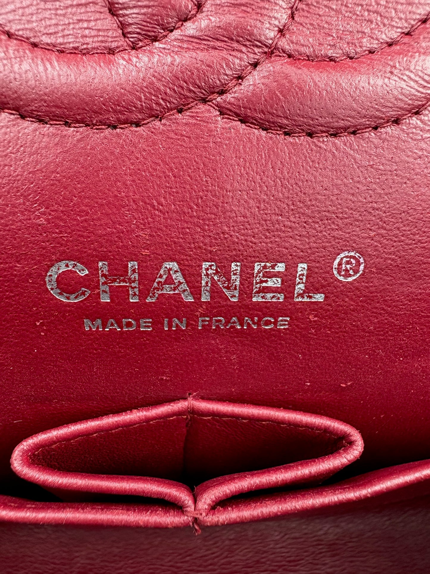 Chanel Medium Caviar Red SHW