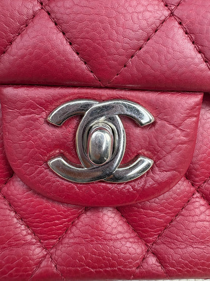 Chanel Medium Caviar Red SHW