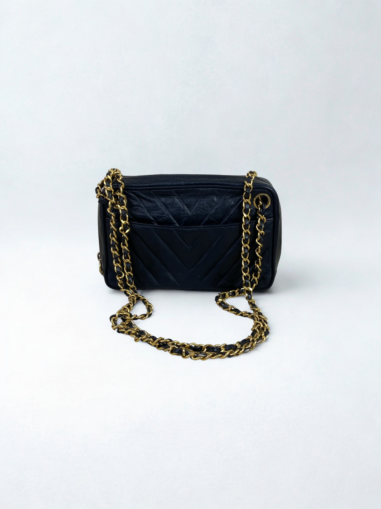Chanel Chevron Camera Bag