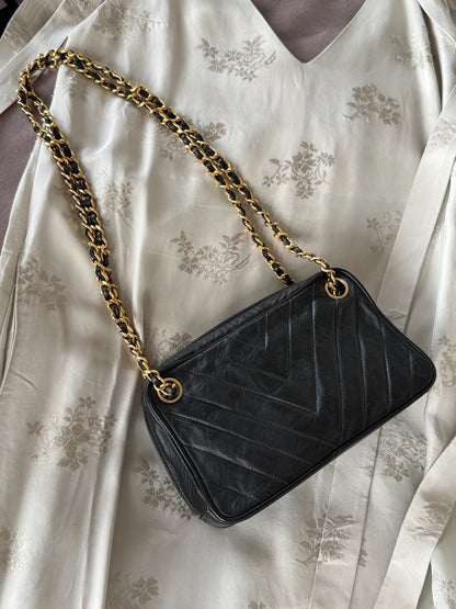 Chanel Chevron Camera Bag