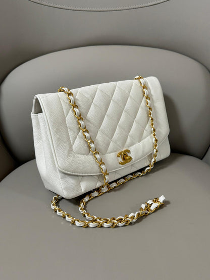 Chanel Diana Caviar GHW