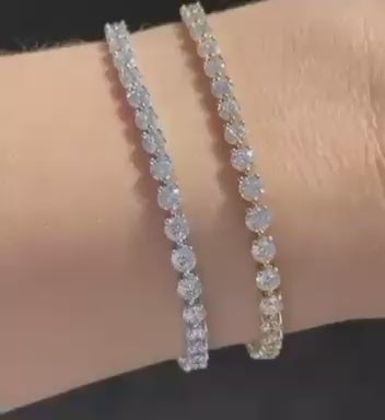 9ct Moissanite Tennis Bracelet