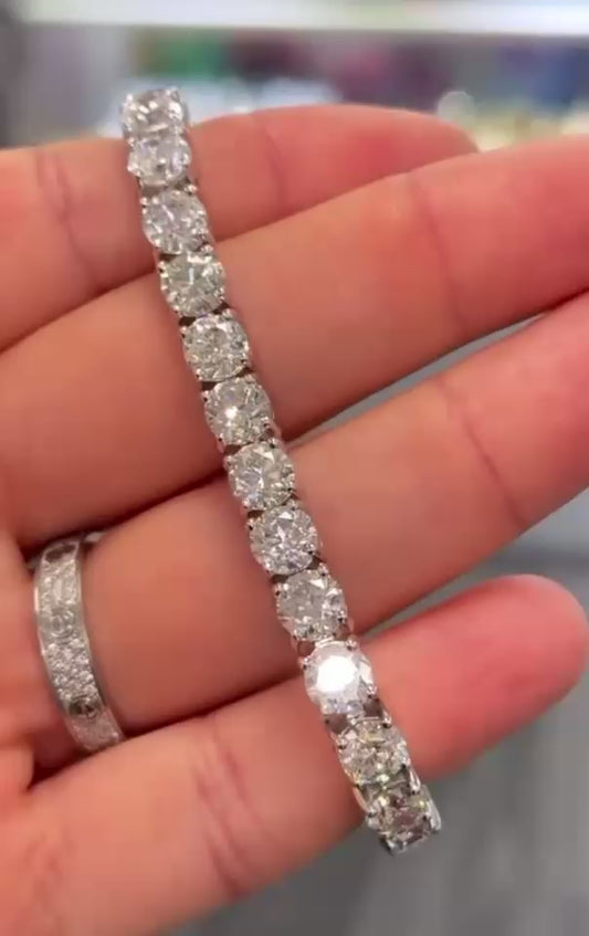 Tennis Bracelet Moissanite 1ct each 24ct total
