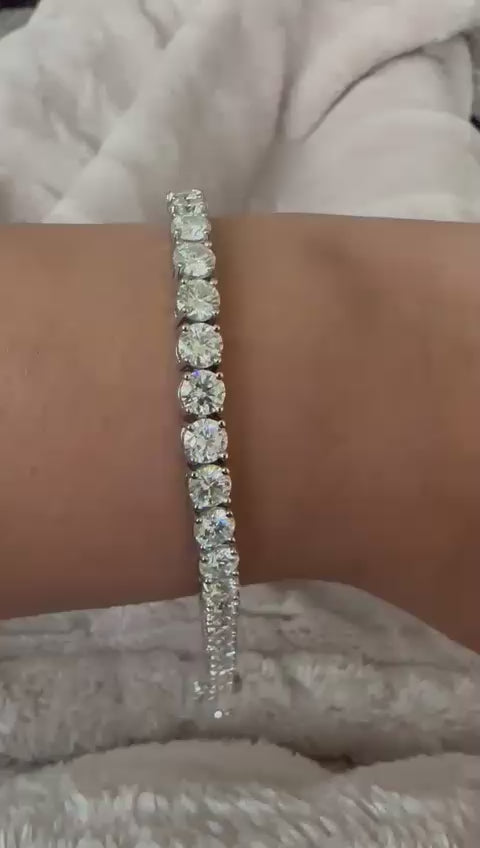 17ct Moissanite Tennis Bracelet