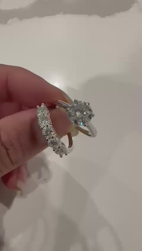 3.7ct Moissanite Gold Plated